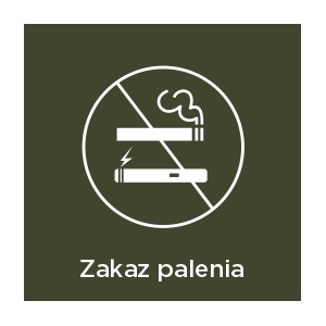 Naklejka zakaz palenia