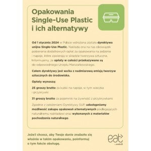 Ulotka A5 dwustronna Opłata SUP
