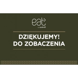 Tabliczka Dziękujemy ! Do zobaczenia