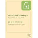 Ulotka A5 dwustronna Ta kasa jest zamknięta UA