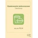 Ulotka A5 dwustronna Opakowania jednorazowe EN