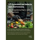 Plakat A1 1/3 żywności na świecie jest marnowana UA