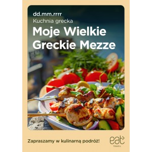 Plakat A4 Kuchnia grecka