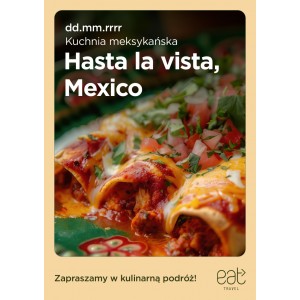 Plakat A4 Kuchnia meksykańska