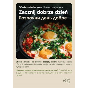 Plakat A4 Oferta śniadaniowa UA