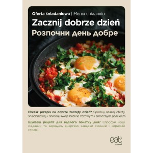 Plakat A1 Oferta śniadaniowa UA