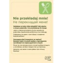 Ulotka A6 dwustronna Nie przekładaj mnie! UA