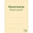 Ulotka A5 dwustronna Rezerwacja 