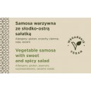 Winietka samosa warzywna ze słodko-ostrą sałatką