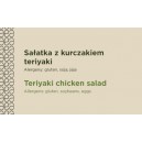 Winietka Sałatka z kurczakiem teriyaki