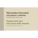 Winietka Miniciastko francuskie a'la pizza z chorizo