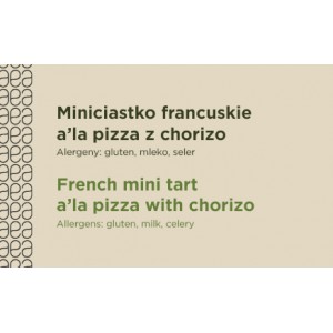 REF_Winietka Miniciastko francuskie a'la pizza z chorizo