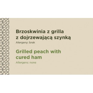 REF_Winietka Brzoskwinia z grilla z dojrzewającą szynką