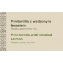 Winietka Minitortilla z wędzonym łososiem