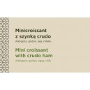 Winietka Mincroissant z szynką crudo