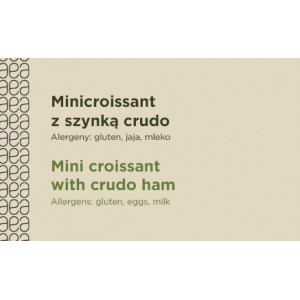 REF_Winietka Minicroissant z szynką crudo