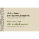 Winietka Minicroissant z łososiem wędzonym