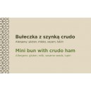 Winietka Bułeczka z szynką crudo