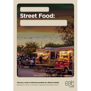 Plakat A4 zmywalny Street Food UA
