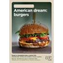 Plakat A1 zmywalny American dream: burgers