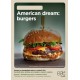 Plakat A1 zmywalny American dream: burgers
