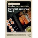 Plakat A1 zmywalny Przysmak samuraja: Sushi UA