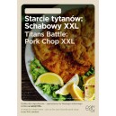 Plakat A4 zmywalny Starcie tytanów: Schabowy XXL ENG