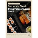 Plakat A4 zmywalny Przysmak samuraja: Sushi ENG