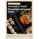 Plakat A4 zmywalny Przysmak samuraja: Sushi ENG