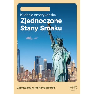Plakat A4 zmywalny Kuchnia amerykańska kraj