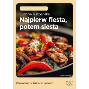 Plakat A4 zmywalny Kuchnia hiszpańska potrawa