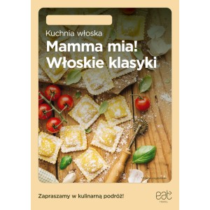 Plakat A1 zmywalny Kuchnia włoska potrawa 