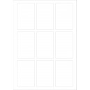 REF_Etykiety STE nowe małe puste białe" 9 sztuk