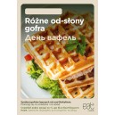 Plakat A4 zmywalny R&oacute;żne odsłony gofr&oacute;w UA