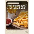 Plakat A1 zmywalny Dzień frytek ENG