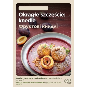 Plakat A4 zmywalny Knedle UA