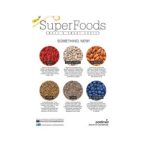 Plakat A4 Super Food jagody goji