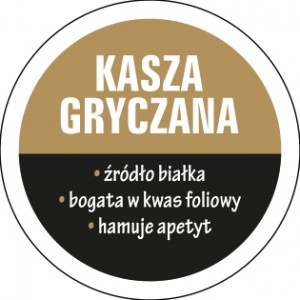 Naklejka kasza gryczana