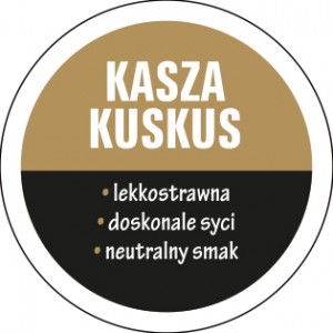 Naklejka kasza kuskus