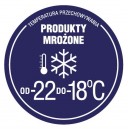Naklejki Produkty mrożone