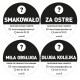 Naklejki smakowało/ za ostre / miła obsługa/ długa kolejka/ 