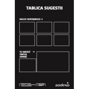 Tablica sugestii Sodexo