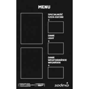 Tablica Menu