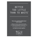Ulotka A6 Better too little than to waste