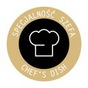 Naklejki "Specjalność szefa/Chef's dish" eat