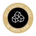Naklejki "Bez dodatku cukru/No added sugar" eat