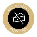 Naklejki "Bez nabiału/Dairy free" eat