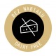 Naklejki "Bez nabiału/Dairy free" eat
