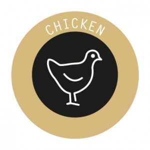 Naklejki "Chicken" eat
