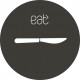 Naklejki "Nóź" eat